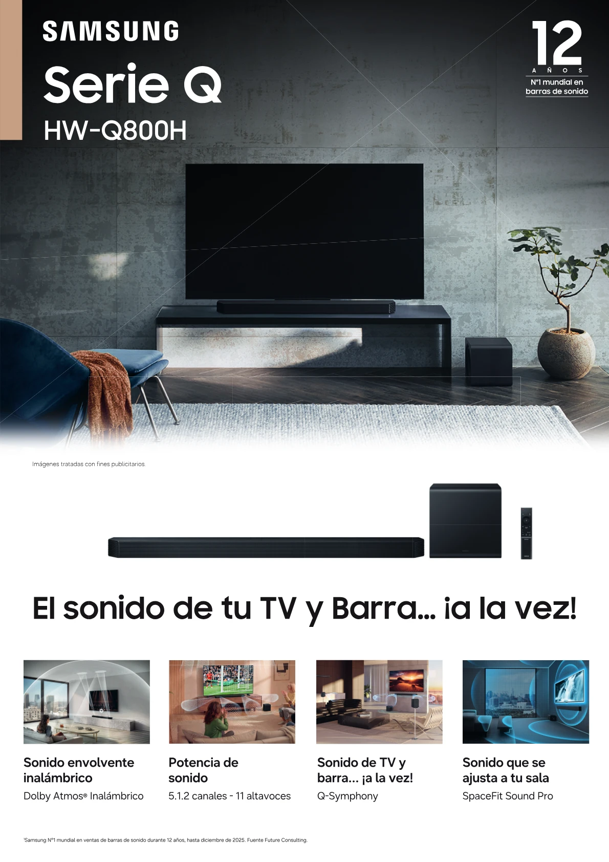 Barra Sonido HW-Q800H 2026