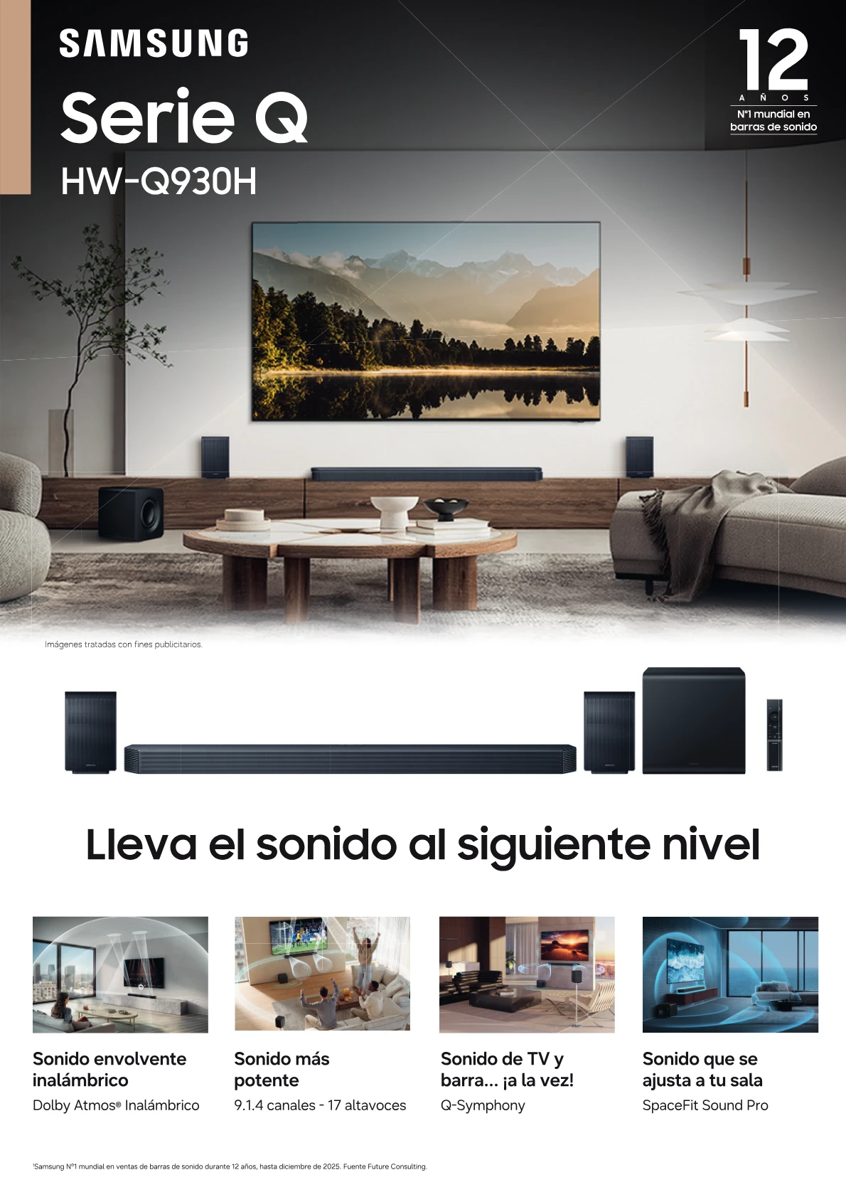 Barra Sonido HW-Q930H 2026
